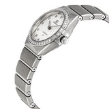 Omega Constellation Manhattan Quartz Diamond Silver Dial Ladies Watch #131.15.28.60.52.001 - Watches of America #2