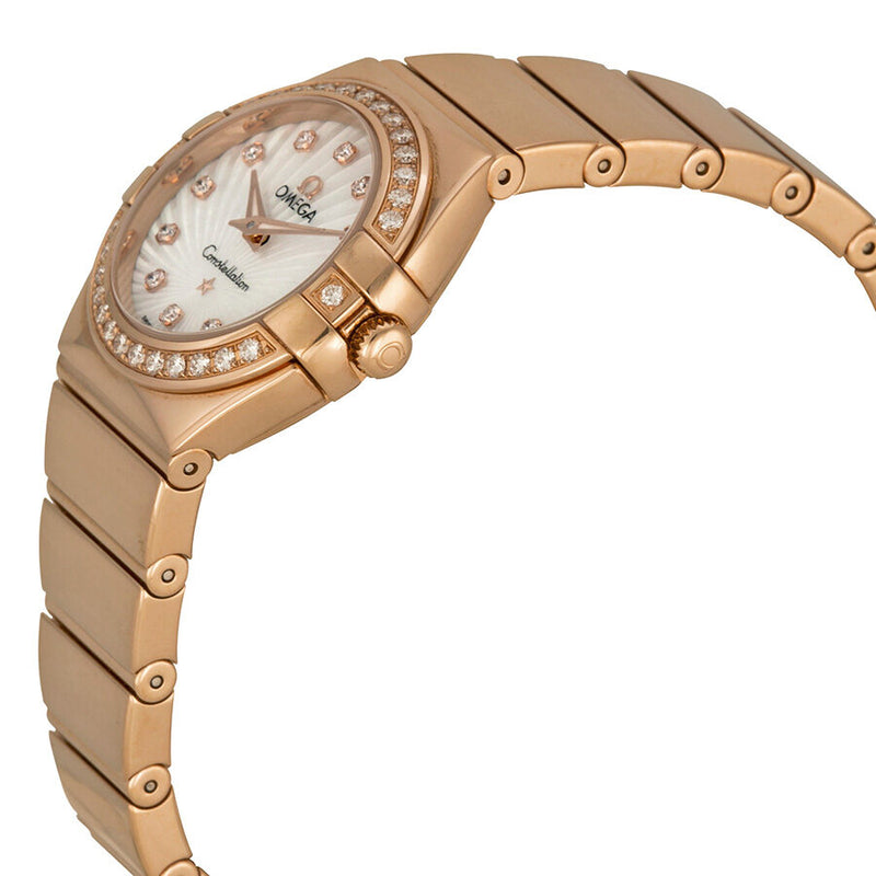 Omega Constellation Mother of Pearl Dial 18kt Rose Gold Ladies Watch #12355246055005 - Watches of America #2