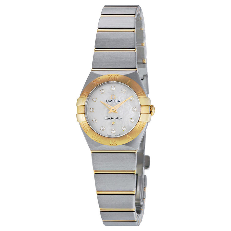 Omega  Constellation Mother of Pearl Dial Ladies Watch #123.20.24.60.55.002 - Watches of America