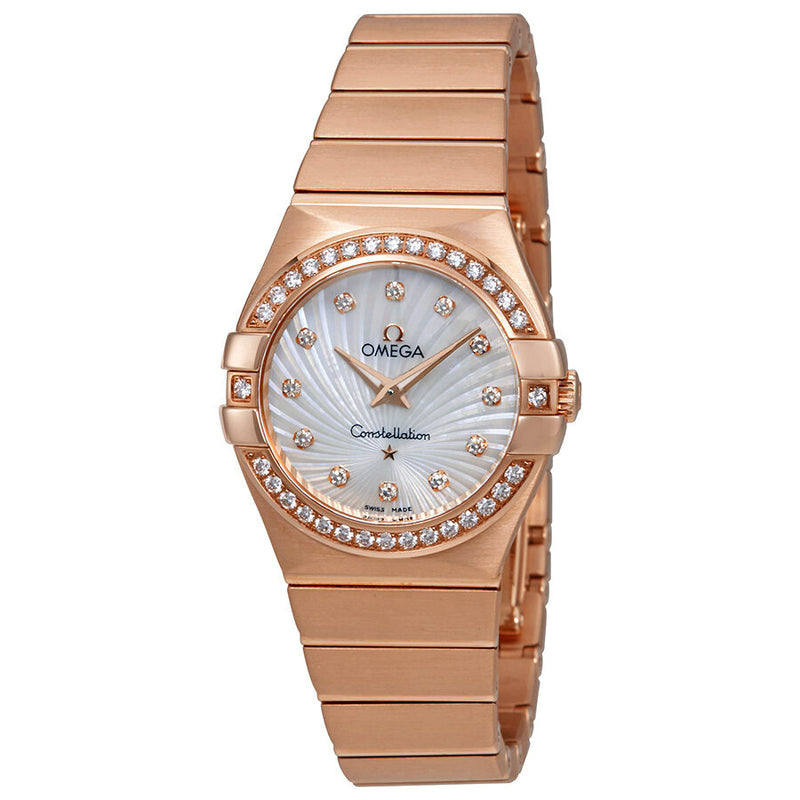 Omega Constellation Mother of Pearl Dial Ladies Watch #123.55.27.60.55.001 - Watches of America
