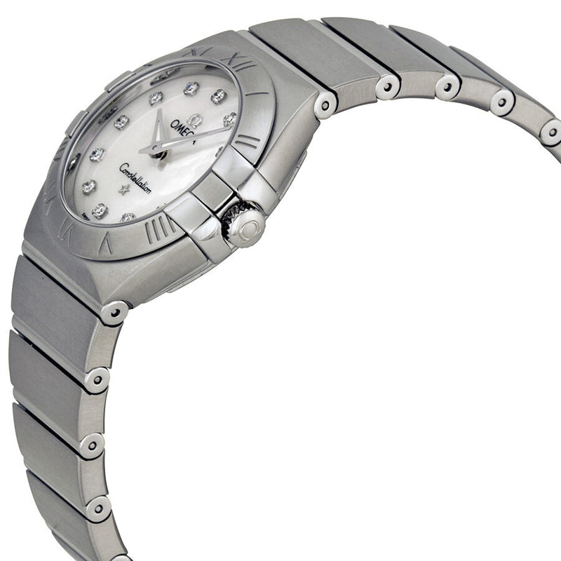 Omega Constellation Mother of Pearl Diamond Dial Ladies Watch #123.10.27.60.55.001 - Watches of America #2