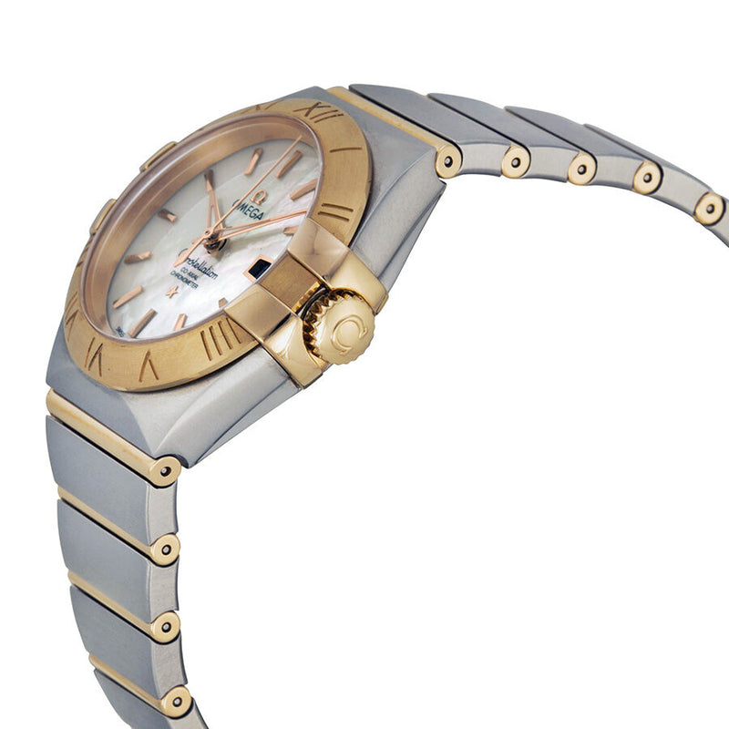 Omega Constellation Mother of Pearl Dial Stainless Steel and 18kt Rose Gold Ladies Watch 12320312005001#123.20.31.20.05.001 - Watches of America #2