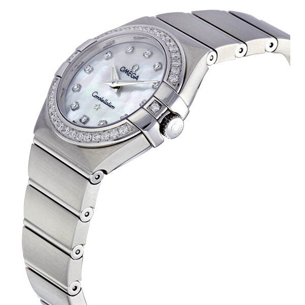 Omega Constellation Mother of Pearl Diamond Dial Ladies Watch 123-15-27-60-55-001#123.15.27.60.55.001 - Watches of America #2