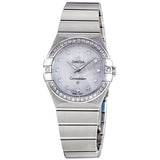 Omega Constellation Mother of Pearl Diamond Dial Ladies Watch 123-15-27-60-55-001#123.15.27.60.55.001 - Watches of America