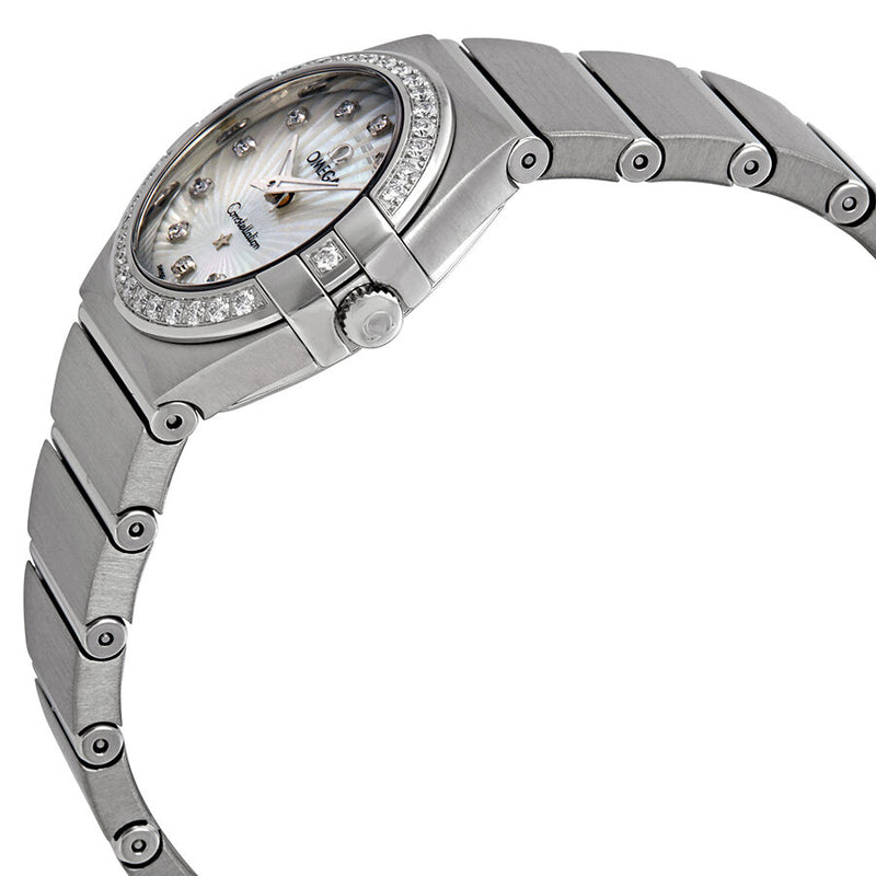 Omega Constellation Mother of Pearl Diamond Dial Ladies Watch #123.15.24.60.55.002 - Watches of America #2