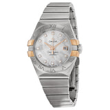 Omega Constellation Mother of Pearl Diamond Dial Ladies Watch 12320312055003#123.20.31.20.55.003 - Watches of America