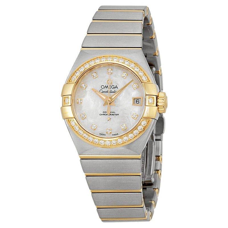 Omega Constellation Mother of Pearl Dial Ladies Watch 12325272055003#123.25.27.20.55.003 - Watches of America