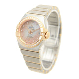 Omega Constellation Natural Gold Mother of Pearl Dial Steel and 18K Rose Gold Ladies Watch #123.25.27.20.57.003 - Watches of America #4