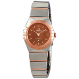 Omega Constellation Quartz Brown Dial Ladies Watch #131.20.25.60.13.001 - Watches of America