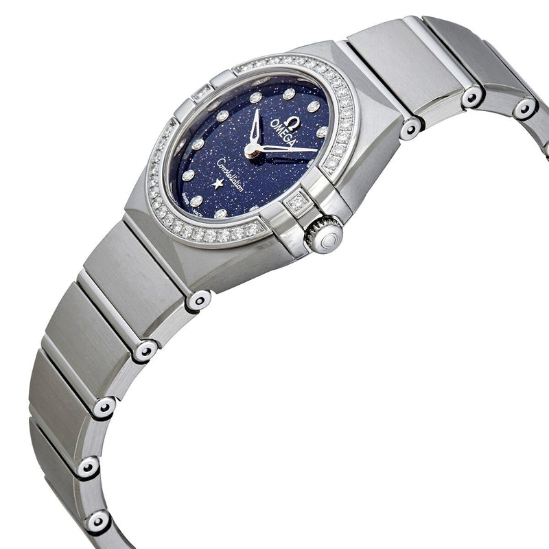 Omega Constellation Quartz Diamond Blue Dial Ladies Watch #131.15.25.60.53.001 - Watches of America #2