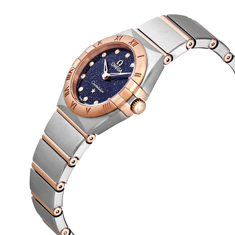 Omega Constellation Quartz Diamond Blue Dial Ladies Watch #131.20.25.60.53.002 - Watches of America #2