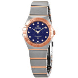 Omega Constellation Quartz Diamond Blue Dial Ladies Watch #131.20.25.60.53.002 - Watches of America