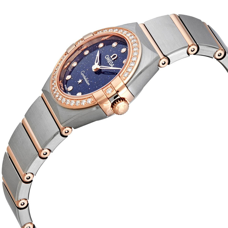 Omega Constellation Quartz Diamond Blue Dial Ladies Watch #131.25.25.60.53.002 - Watches of America #2