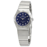 Omega Constellation Quartz Diamond Blue Dial Watch #131.10.25.60.53.001 - Watches of America