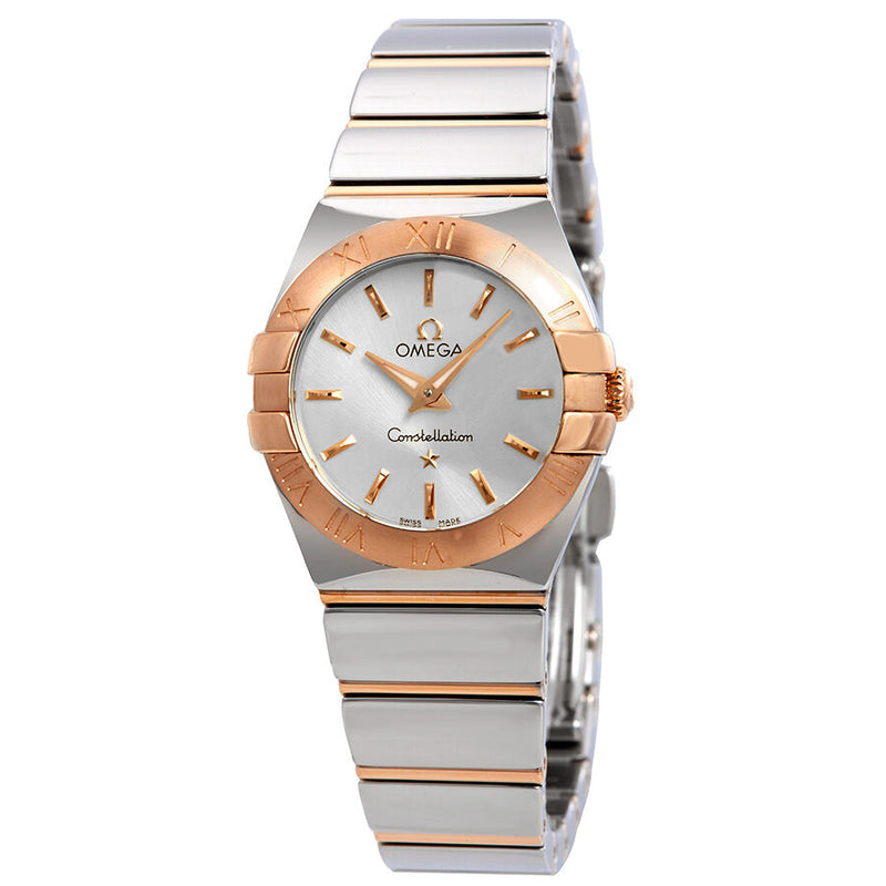 Omega Constellation Silver Dial Ladies Watch #123.20.24.60.02.003 - Watches of America