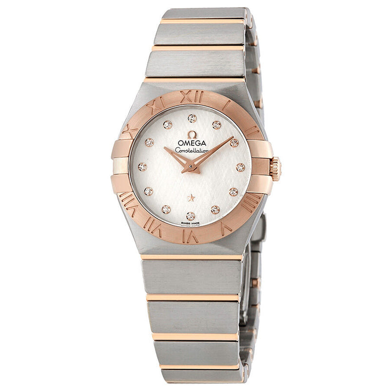 Omega Constellation Silver Dial Ladies Watch #123.20.27.60.52.002 - Watches of America