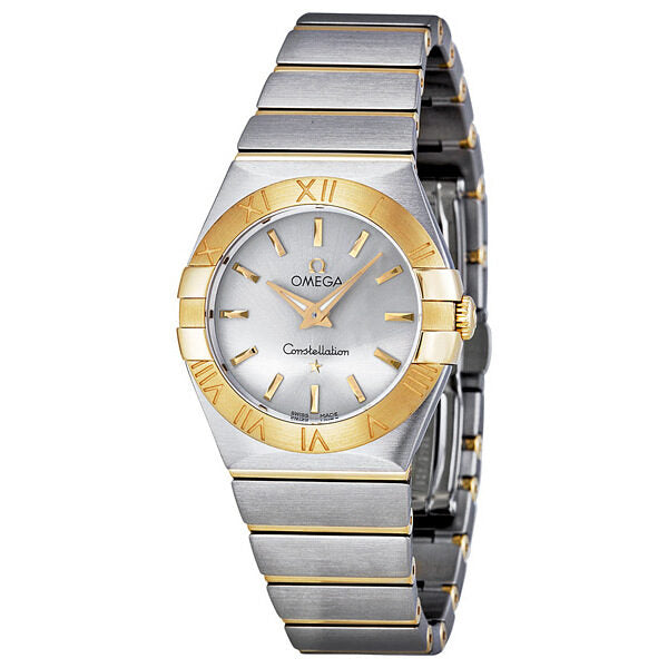 Omega Constellation Quartz Silver Dial Ladies Watch #123.20.27.60.02.002 - Watches of America