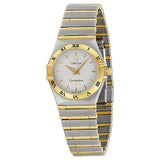 Omega Constellation Silver Dial Stainless Steel and Yellow Gold Ladies Watch 1272.30#12723000 - Watches of America