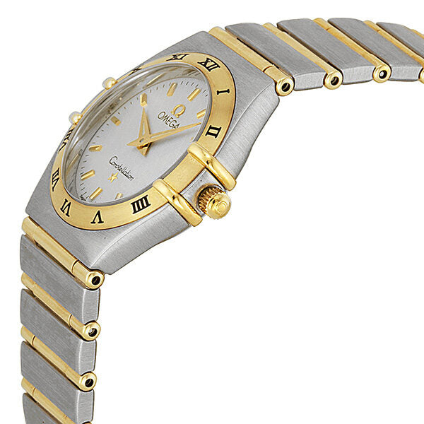 Omega Constellation Silver Dial Stainless Steel and Yellow Gold Ladies Watch 1272.30#12723000 - Watches of America #2