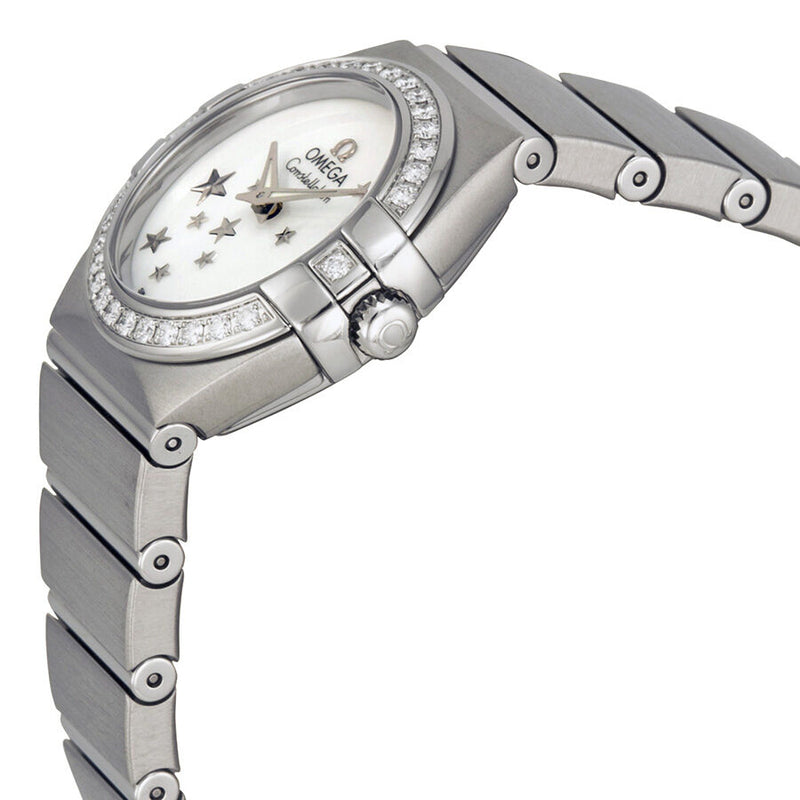 Omega Constellation Star Mother of Pearl Dial Stainless Steel Ladies Watch 12315246005003#123.15.24.60.05.003 - Watches of America #2