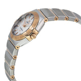 Omega Constellation White Mother of Pearl Dial Stainless Steel and 18kt Rose Gold Ladies Watch 12320246005003#123.20.24.60.05.003 - Watches of America #2