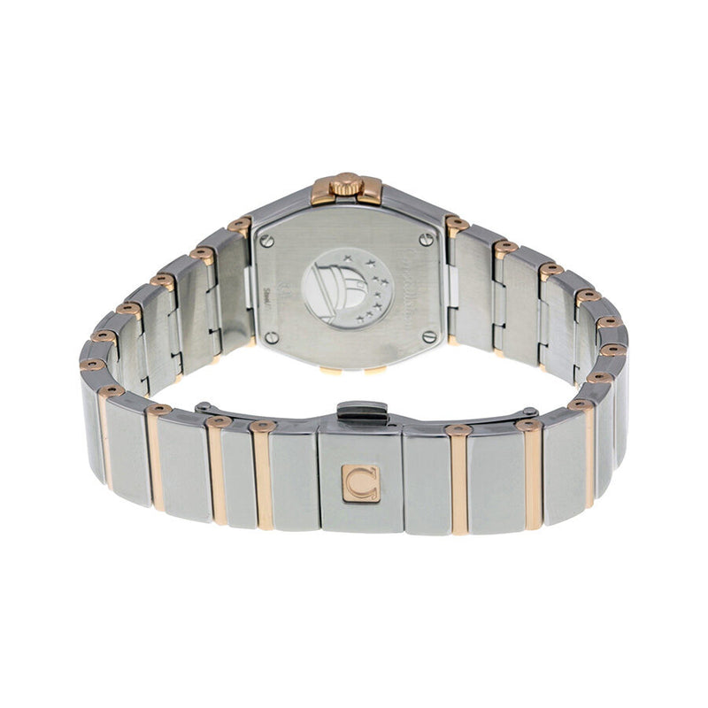Omega Constellation White Mother of Pearl Dial Stainless Steel and 18kt Rose Gold Ladies Watch 12320246005003#123.20.24.60.05.003 - Watches of America #3