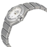 Omega Constellation White Mother of Pearl Dial Stainless Steel Ladies Watch #123.15.24.60.55.006 - Watches of America #2