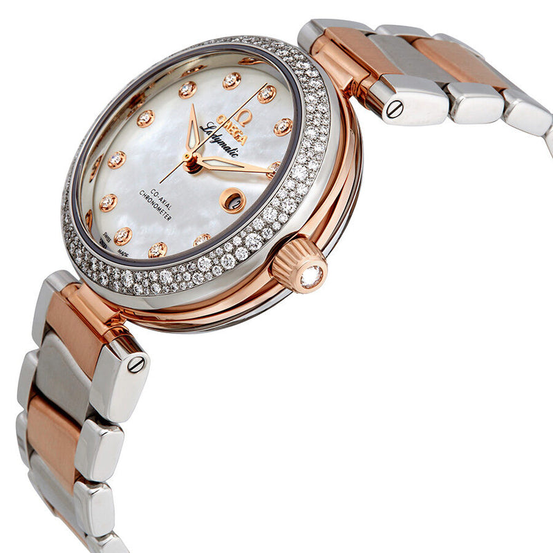 Omega De Ville Automatic Mother of Pearl Dial Ladies Watch #425.25.34.20.55.004 - Watches of America #2