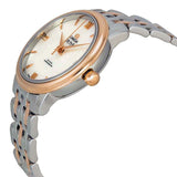 Omega De Ville Automatic Mother of Pearl Dial Stainless Steel and 18kt Rose Gold Ladies Watch 42420332005002#424.20.33.20.05.002 - Watches of America #2