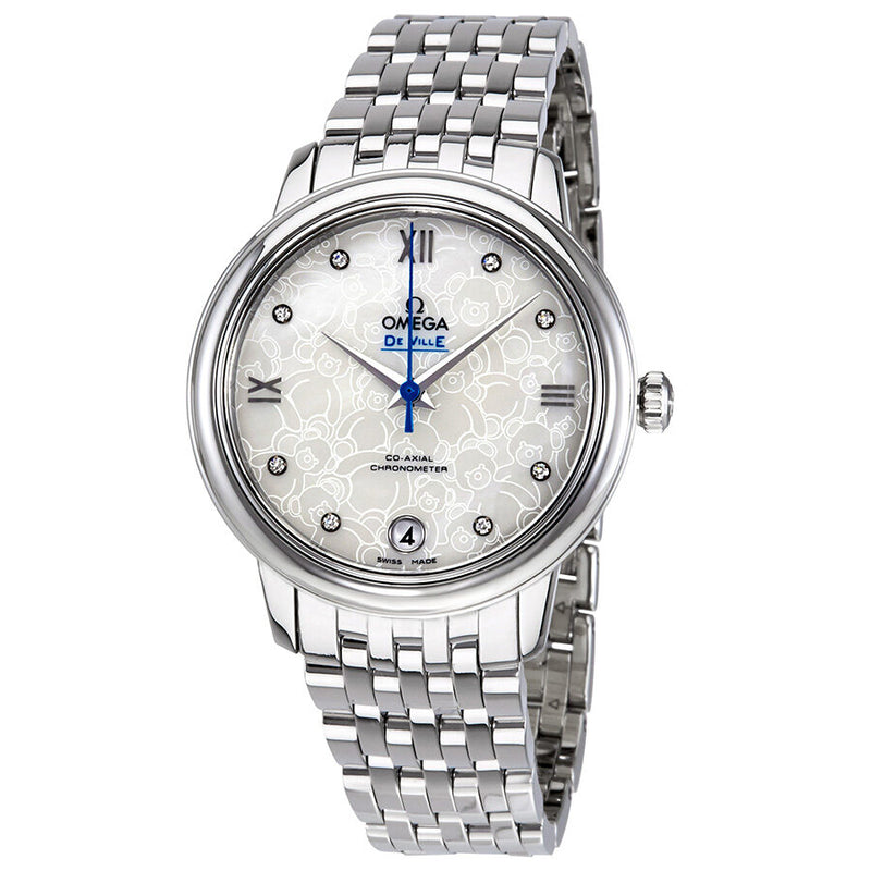 Omega De Ville Automatic White Dial Ladies Watch #424.10.33.20.55.004 - Watches of America