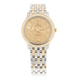 Omega De Ville Champagne Butterfly Diamond Dial Ladies Watch #424.25.27.60.58.002 - Watches of America #3