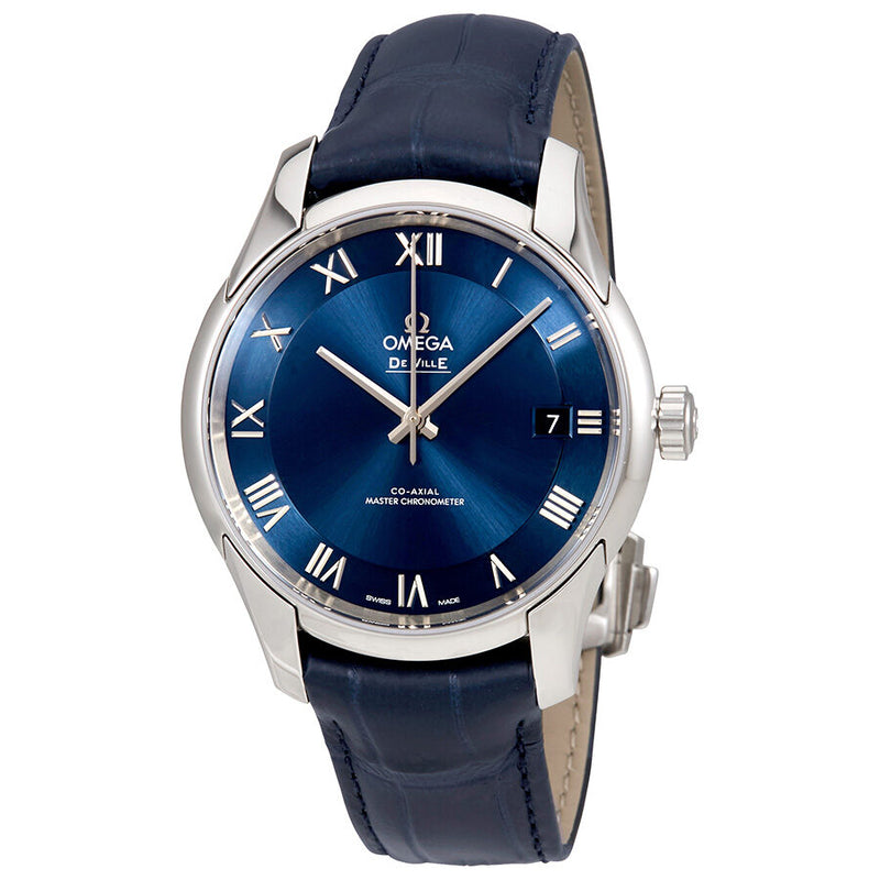 Omega De Ville Hour Vision Automatic Chronometer Blue Dial Men's Watch #433.13.41.21.03.001 - Watches of America