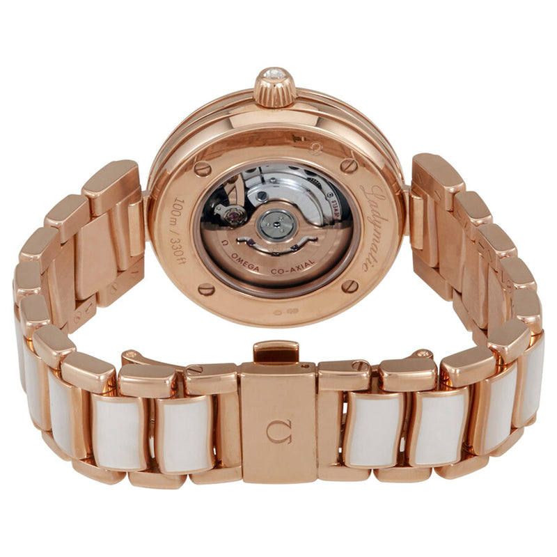 Omega De Ville Ladymatic 18kt Rose Gold Diamond Watch #425.65.34.20.55.007 - Watches of America #3