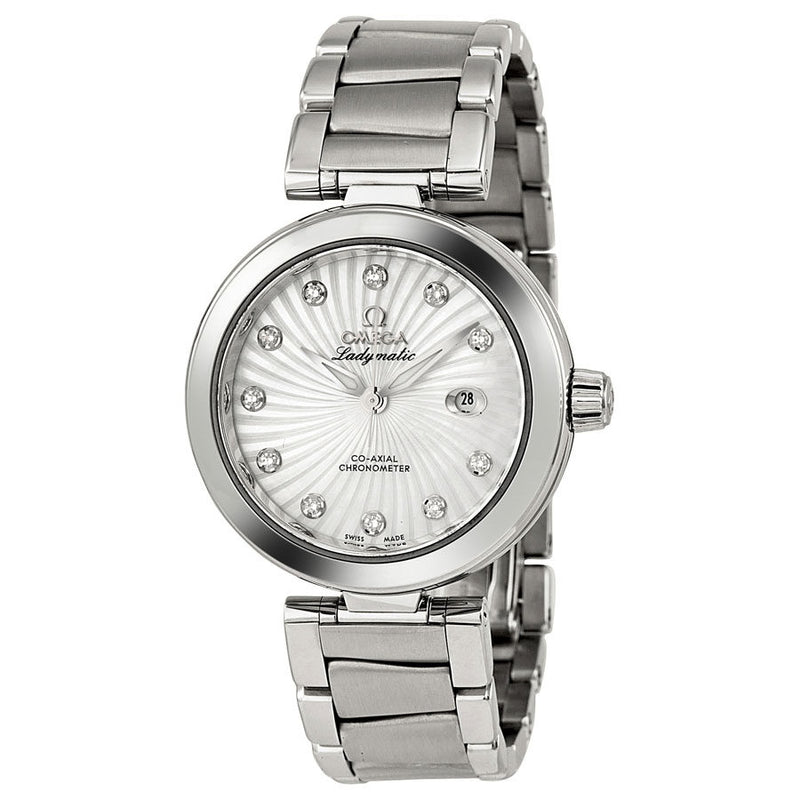 Omega De Ville Ladymatic Automatic Diamond Mother of Pearl Ladies Watch #425.33.34.20.55.001 - Watches of America