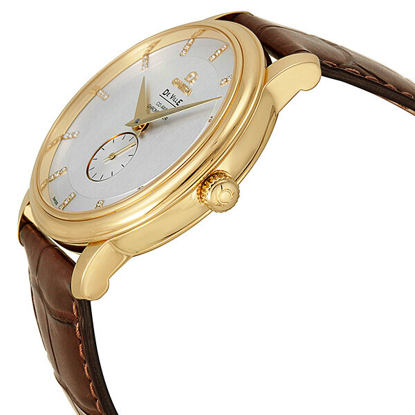 Omega De Ville Prestige Automatic Diamond Yellow Gold Men's Watch #4613.35.02 - Watches of America #2