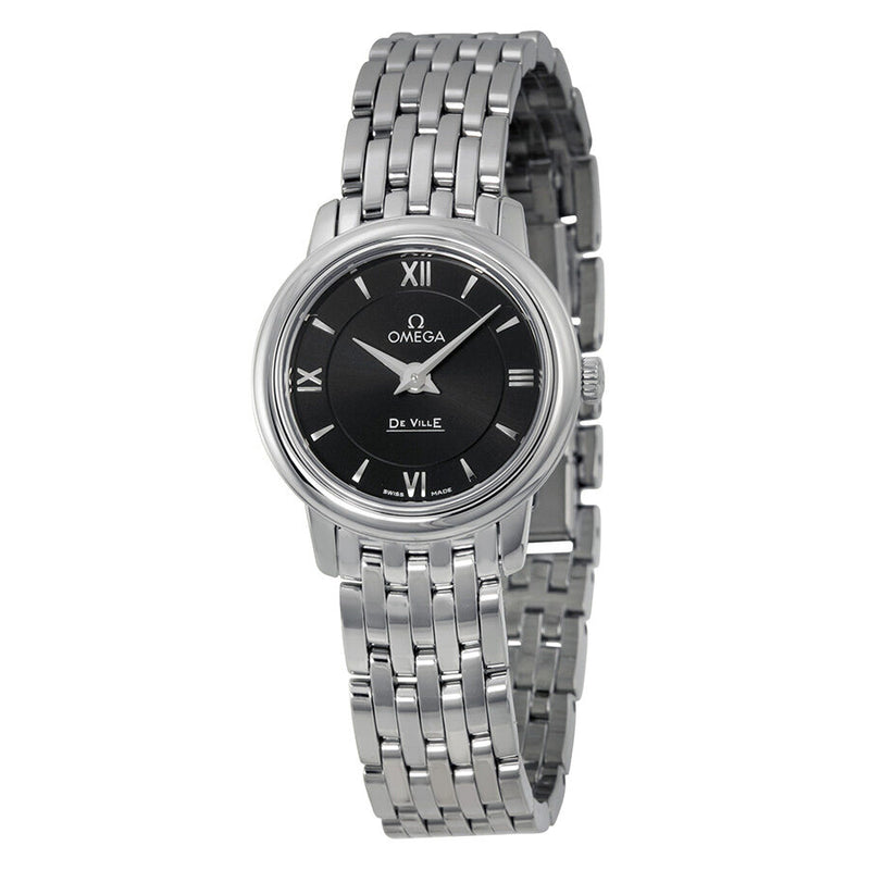 Omega De Ville Prestige Black Dial Ladies Watch 42410246001001#424.10.24.60.01.001 - Watches of America