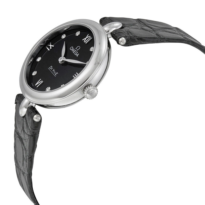 Omega De Ville Prestige Black Dial Ladies Watch #424.13.27.60.51.001 - Watches of America #2