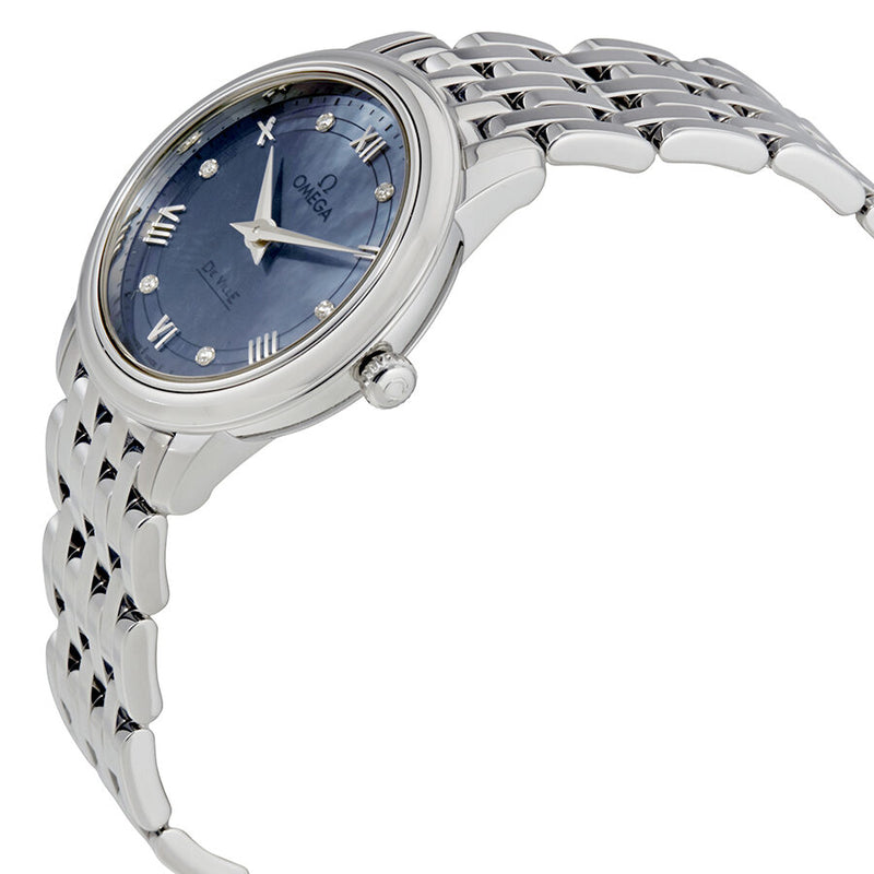 Omega De Ville Prestige Blue Mother of Pearl Ladies Watch #424.10.27.60.57.001 - Watches of America #2