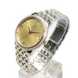 Omega De Ville Prestige Champagne Dial Ladies Two Tone Watch #424.25.37.20.58.001 - Watches of America #4