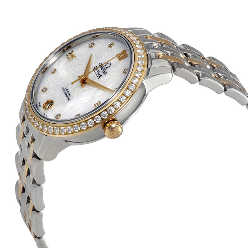 Omega De Ville Prestige Mother of Pearl Butterfly Dial Ladies Watch #424.25.33.20.55.004 - Watches of America #2