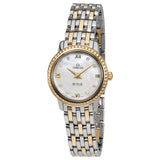 Omega De Ville Prestige Mother of Pearl Dial Ladies Watch #424.25.24.60.55.001 - Watches of America