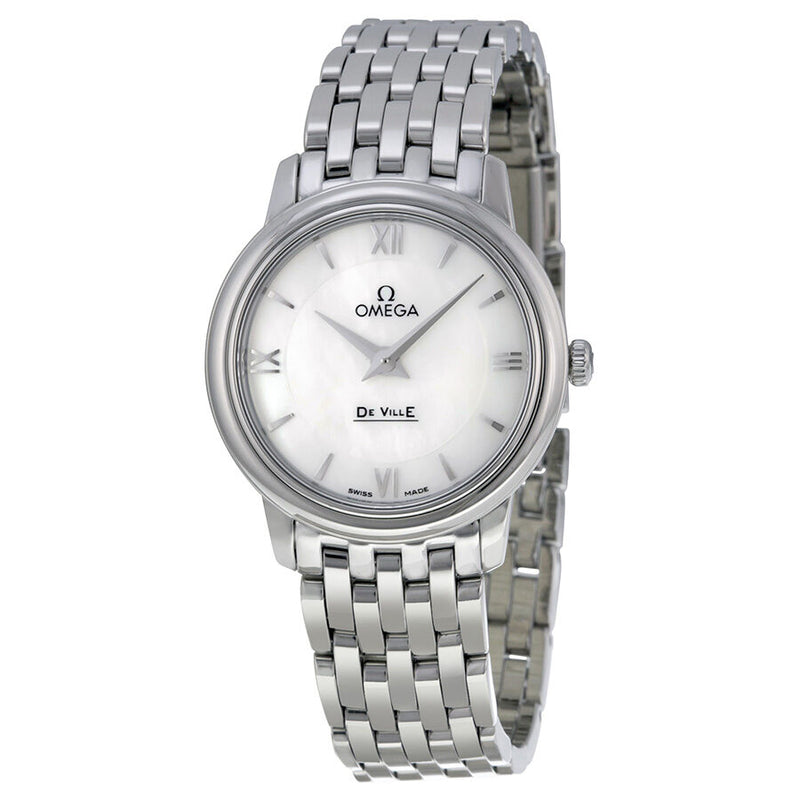 Omega De Ville Prestige Mother of Pearl Dial Ladies Watch #424.10.27.60.05.001 - Watches of America