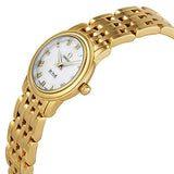 Omega De Ville Prestige Mother of Pearl Yellow Gold Ladies Watch #4170.71 - Watches of America #2