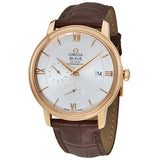 Omega De Ville Prestige Silver Dial 18klt Rose Gold Automatic Men's Watch #42453402102001 - Watches of America