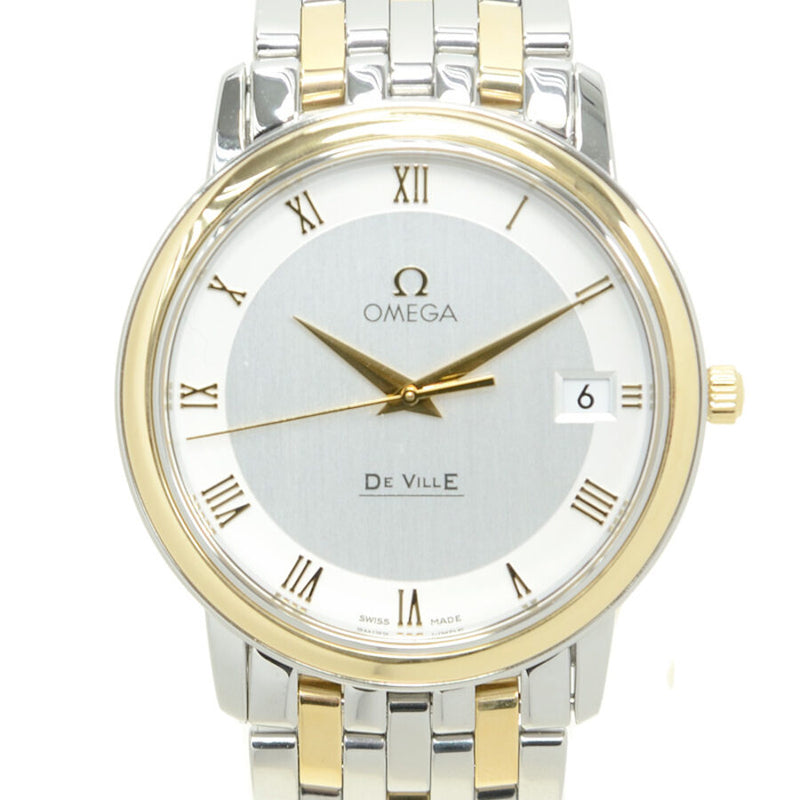 Omega DE VILLE Quartz Silver Dial Unisex Watch #4310.32.00 - Watches of America #2