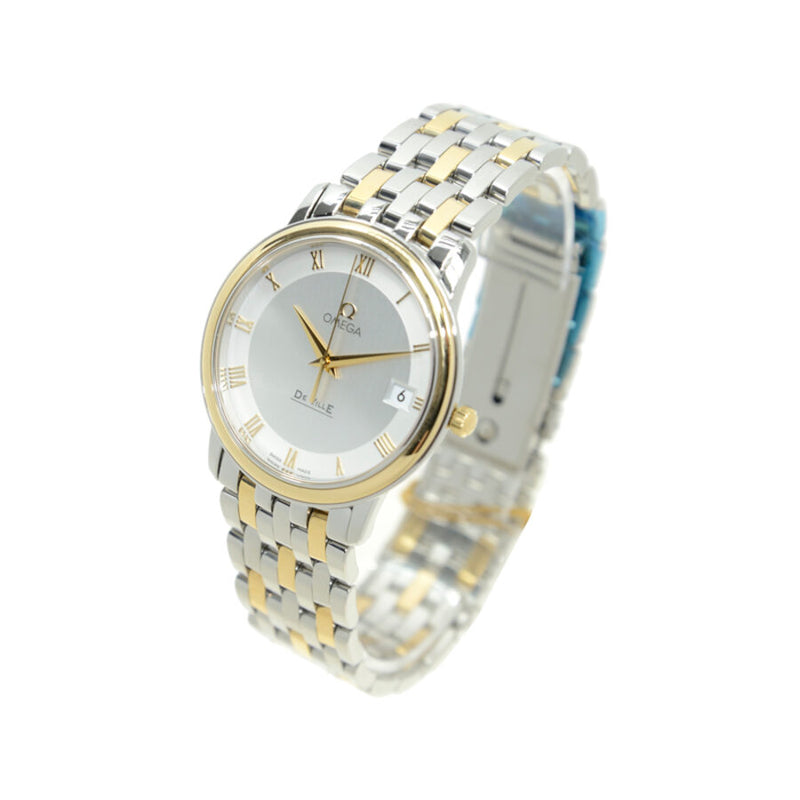Omega DE VILLE Quartz Silver Dial Unisex Watch #4310.32.00 - Watches of America #4