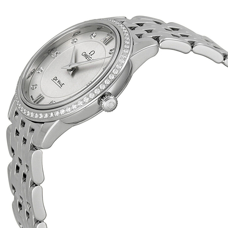 Omega De Ville Silver Dial Stainless Steel Ladies Watch 42415276052001#424.15.27.60.52.001 - Watches of America #2