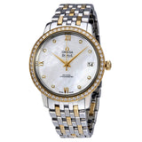 Omega De Ville Mother of Pearl Dial Ladies Watch #424.25.33.20.55.001 - Watches of America