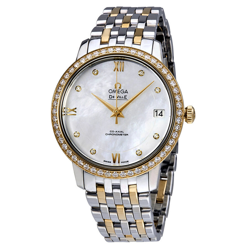 Omega De Ville Mother of Pearl Dial Ladies Watch #424.25.33.20.55.001 - Watches of America