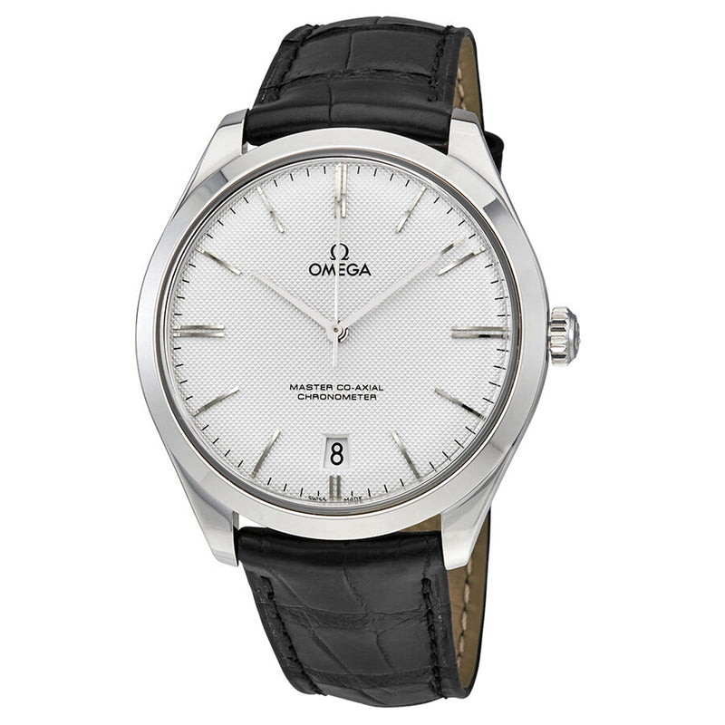 Omega De Ville Tresor Silver Dial 18k White Gold Men's Watch 43253402102004#432.53.40.21.02.004 - Watches of America